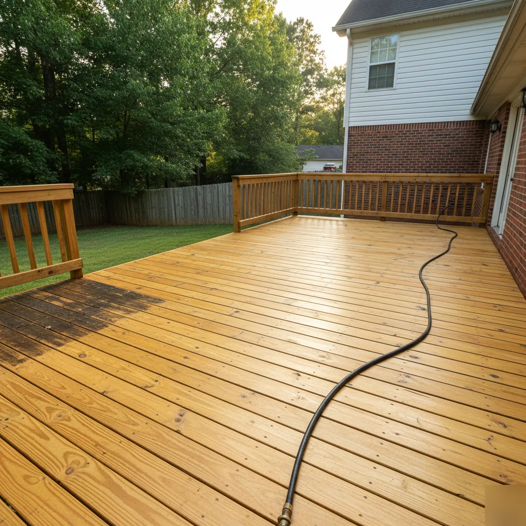 Deck and surface cleaning for Canton GA homeowners and businesses