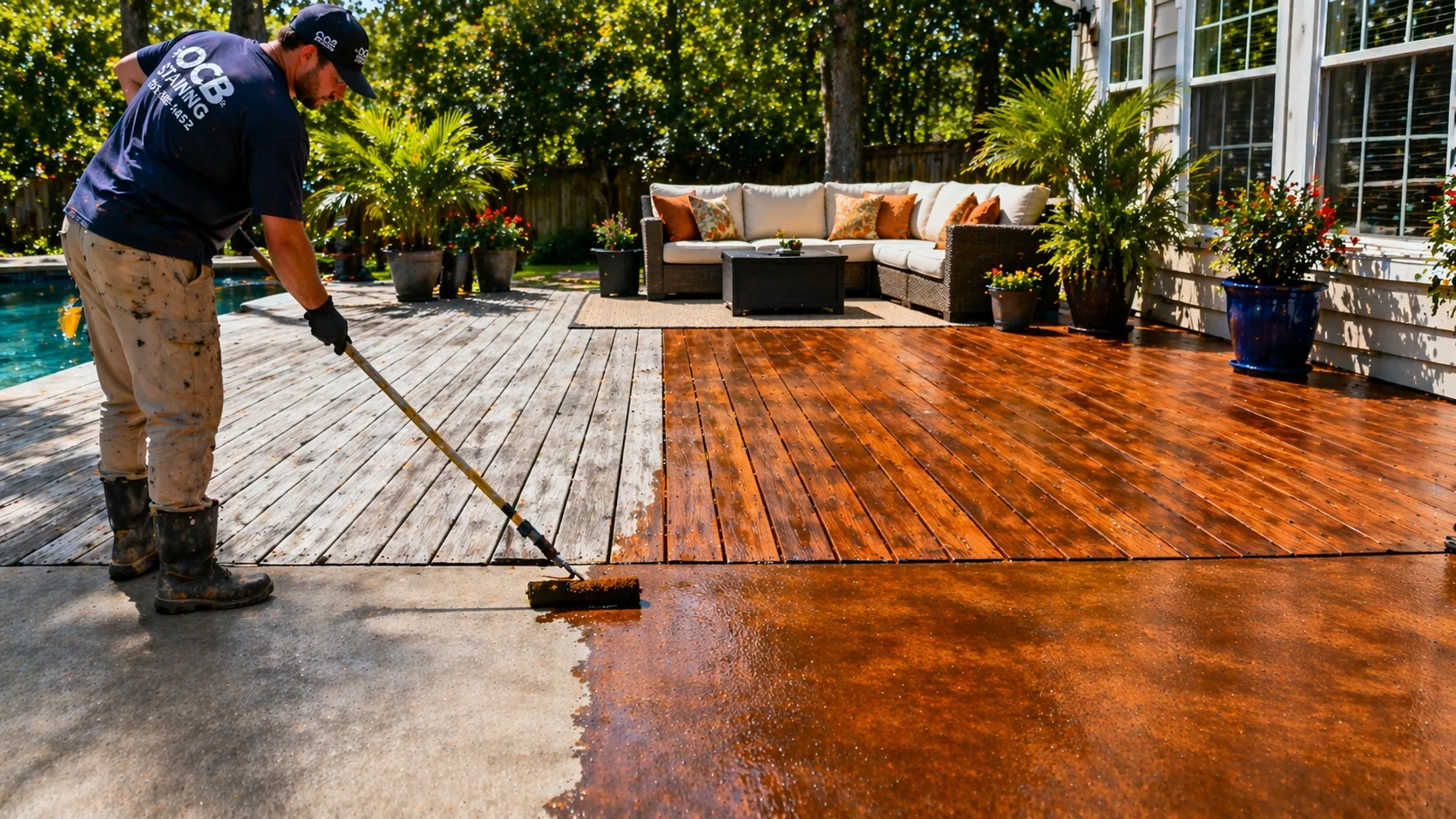 Patio Staining